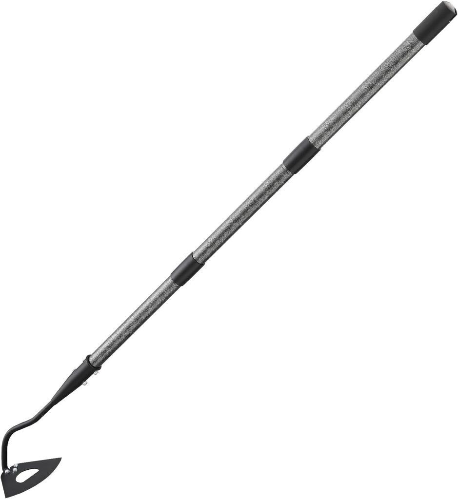 Hoe Garden Tool,Hollow Gardening Hoe with Sturdy Blade for Digging,Weeding,Hoeing,Cutting and Loosing Soil,Heavy Duty Garden Hoe with 84” Adjustable Long Handle…