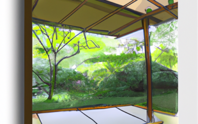 Influence Of Shoji Screens On Japanese Garden Views