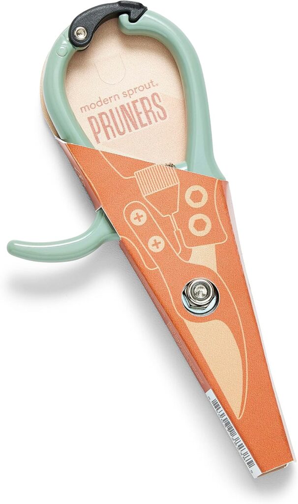 Modern Sprout Gardening Pruners, Lightweight, Durable, Green, One Size