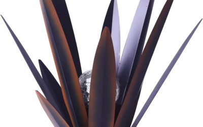 1pcs Tequila Rustic Sculpture Metal Agave Plant Review