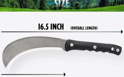 Billhook Sickle Machete for Clearing Brush Axe Tool Review