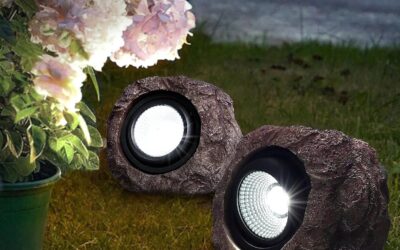 Candieslife Solar Garden Rock Lights Outdoor Review