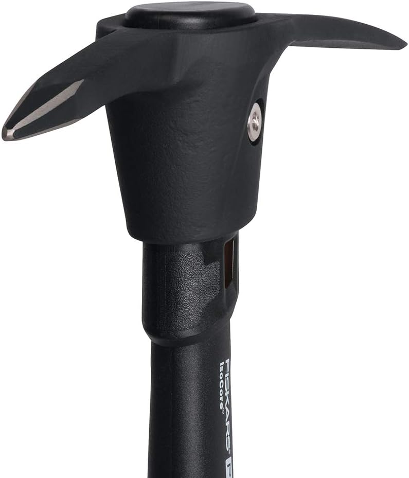 Fiskars Pro IsoCore Pick/Mattock - 1.5 lb Pick with Shock Controlled Handle - Building and Fixing Tools - Orange/Black