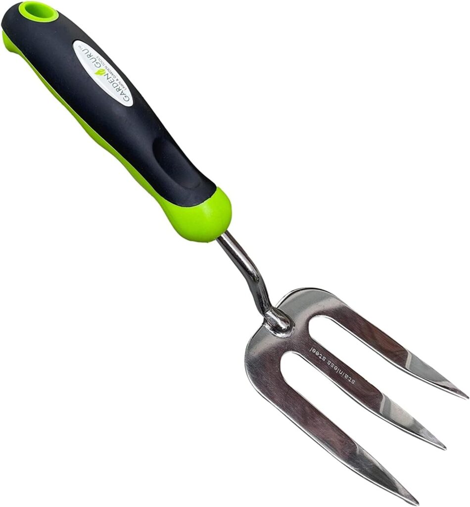 Garden Guru Hand Weeder Tool with Ergonomic Handle - Weed Puller for Planting, Weeding, Flower and Vegetable Care in Lawn Garden Yard | Rust Resistant