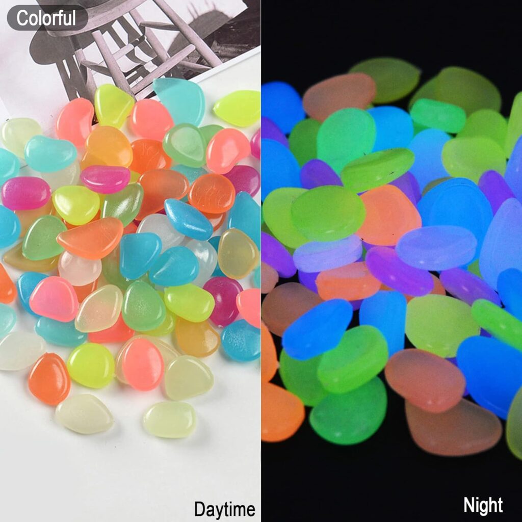 Oismys Glow in Dark Tree Elves Fairy 20Pcs Luminous Ghost Micro Landscape Accessories Garden Decoration Outdoor Patio Lawn Yard Fish Tank Potted Plants Kit