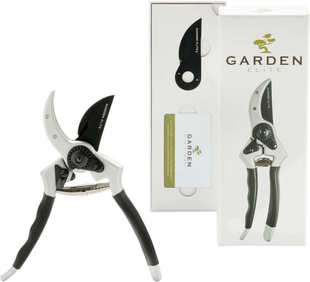 Razor Sharp Bypass Pruning Shears - Lifetime Replacement - Free Extra Blade, Spring  eBook - Japanese Steel - Premium Hand Pruners - Garden Shears - Garden Clippers - Secateurs with Ergonomic Handles