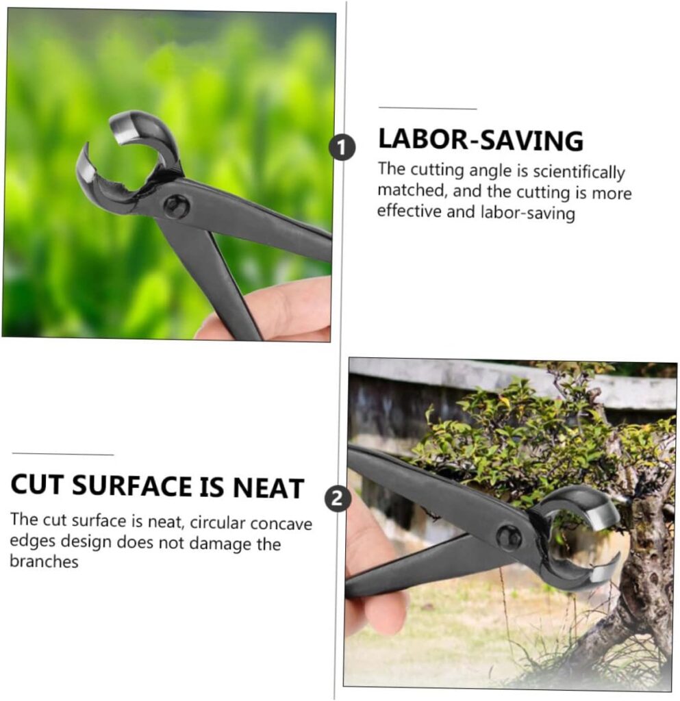 GANAZONO Bonsai Crystal Ball Scissors gardening Branch Knob Cutter Bonsai Balls Joint Pliers knobs japanese tools Garden Beautifying Cutter side modeling High-carbon steel