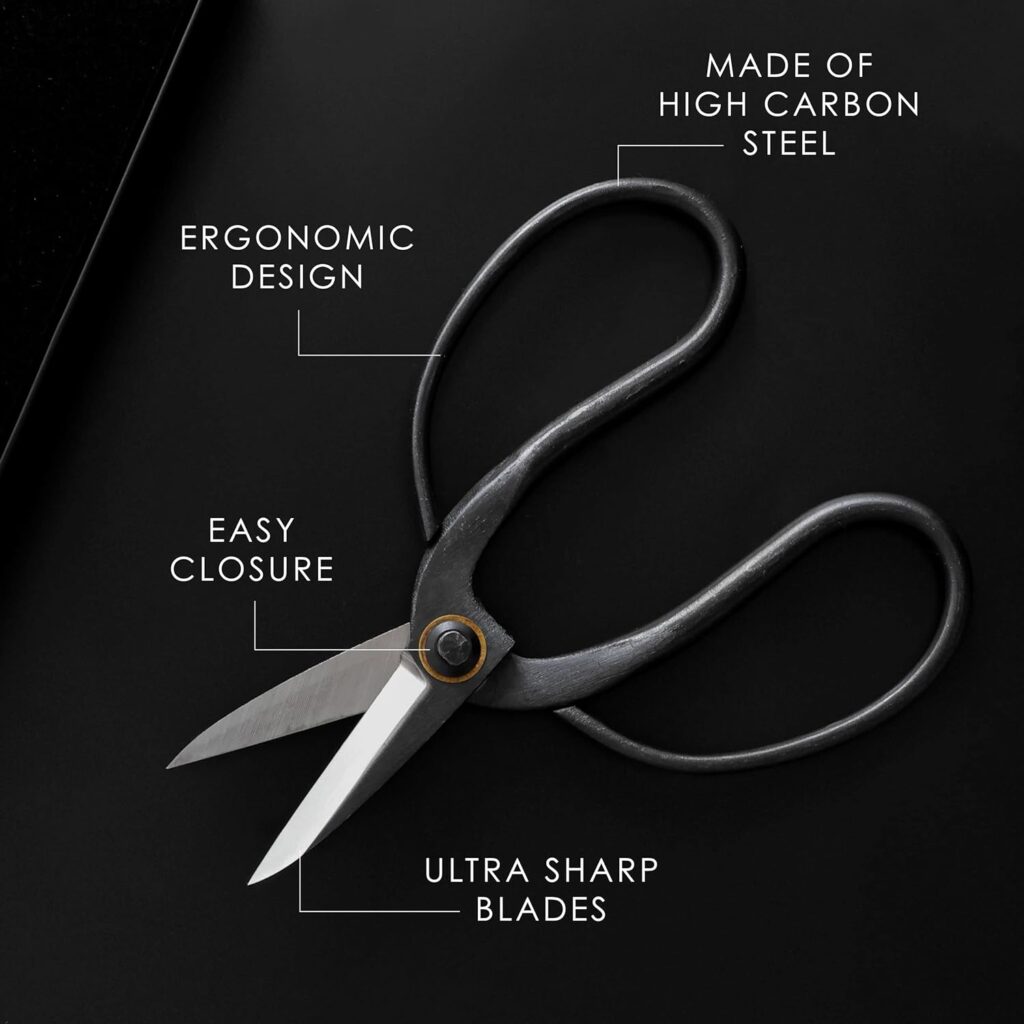 Professional Bonsai Butterfly Scissors | Pruning Shears for Trimming Plants | Japanese Gardening, Bonsai Tools | Garden Scissors