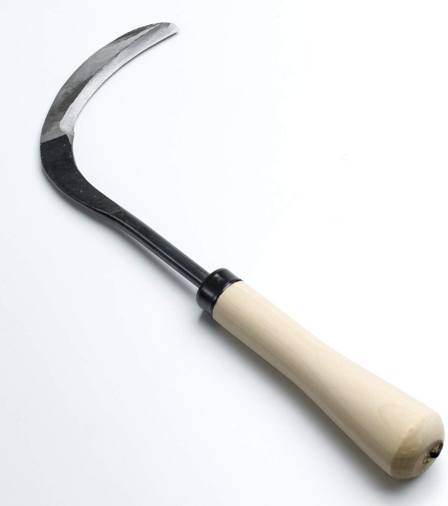 Wazakura Bonsai Repotting Sickle MADE IN JAPAN, Japanese Gardening Tool for Transplant - 3inch(75mm) Blade