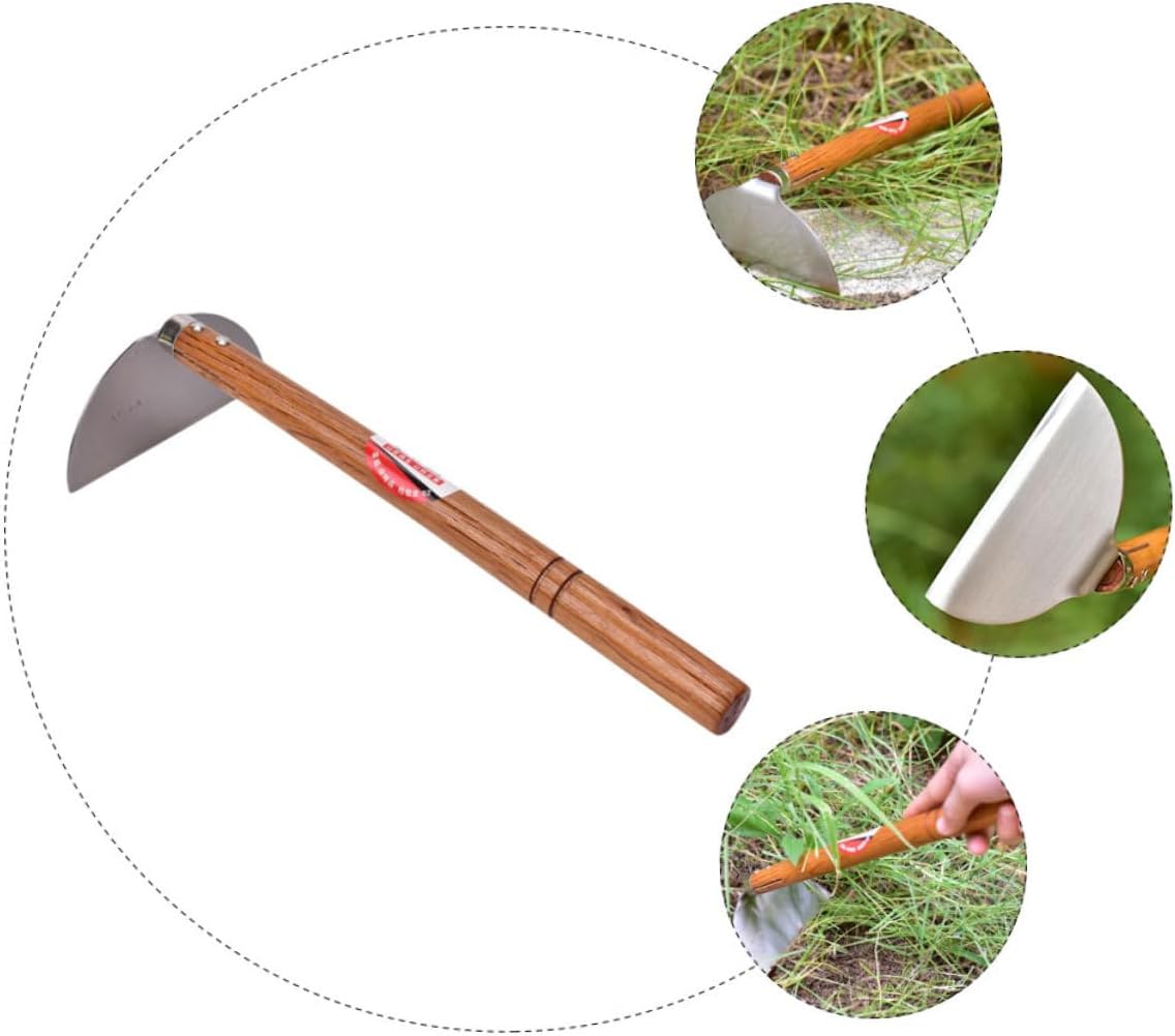 thumbnail image 2 of BESPORTBLE 2-Piece Portable Gardening Hoe Set - Stainless Steel Hand Tools For Small Gardens 2 of 10