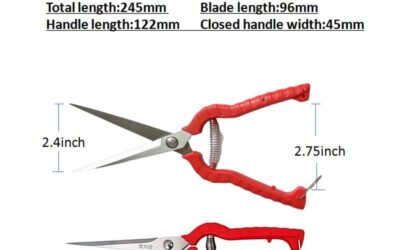 2pack Zsling Extra Long Edge Stainless Steel Pruning Shears Review