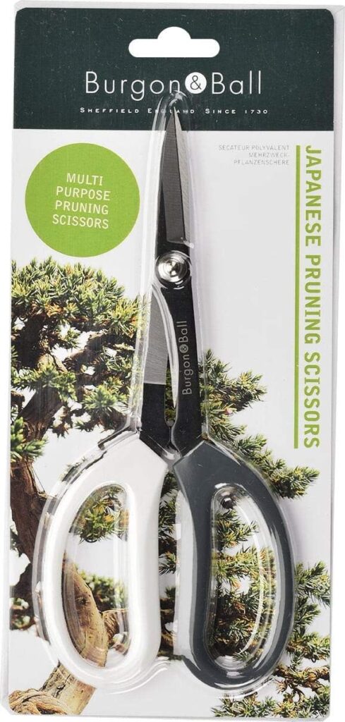 Burgon  Ball Japanese Precision Pruning Scissors | Perfect for Bonsai Orchids Any Plant Requiring Precise Pruning