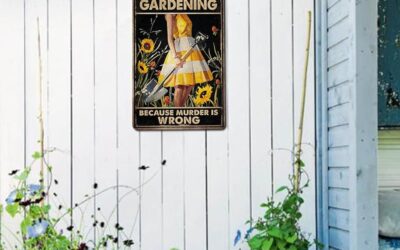 Cute Garden Decor Metal Garden Sign Outdoor Review