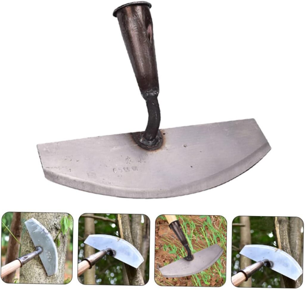 GANAZONO 2 Pcs Tool Shovel Japanese Hand Hoe Gardening Hoe Weeding Hoe Tool Handheld Weeding Multipurpose Tool Hoe Shovel Bark for Plants Garden Hand Weeder Multifunction Cultivator Steel