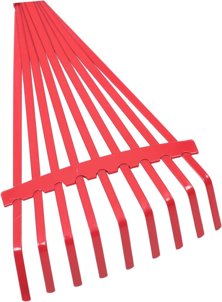 Milisten Childrens Lawn Rake Grip Handle Rakes Heavy Duty Rakes Yard Leaf Rake Lawn Leveling Rake Grass Rakes Landscape Rake Leaf Rake Tool Small Gardening Rakes Japan Travel Iron Leaflet