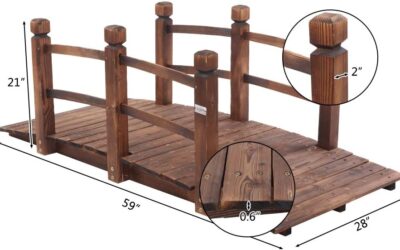 VINGLI 5 ft Garden Bridge Review