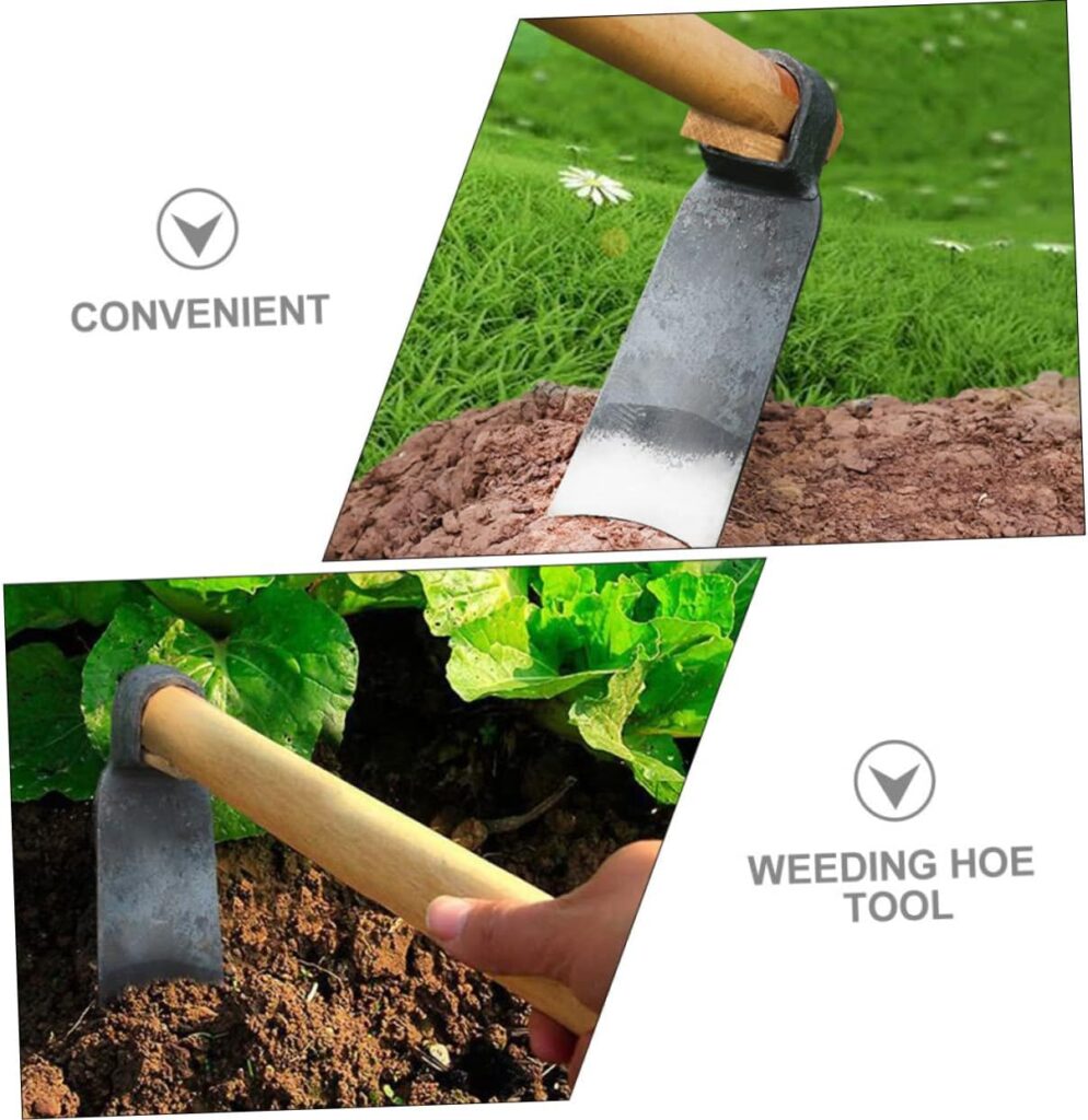 Yardwe 3pcs Gardening Hoe Steel Shaking Head Manual