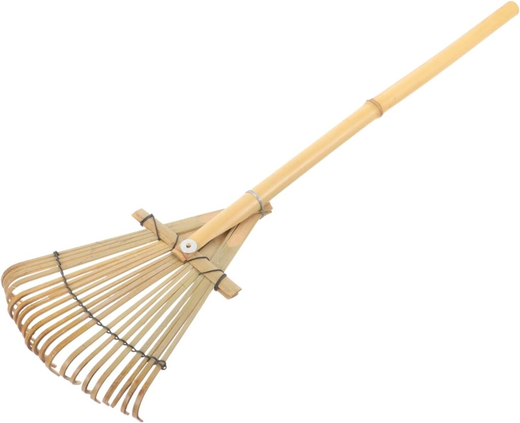 Yardwe Japanese Tools Hand Tools Planting Rake Yard Rake Small Rakes for Garden Beds Garden Rakes Garden Hand Rake Garden Cultivator Rakes for Gardening Wood Rake Mini Wooden Angie