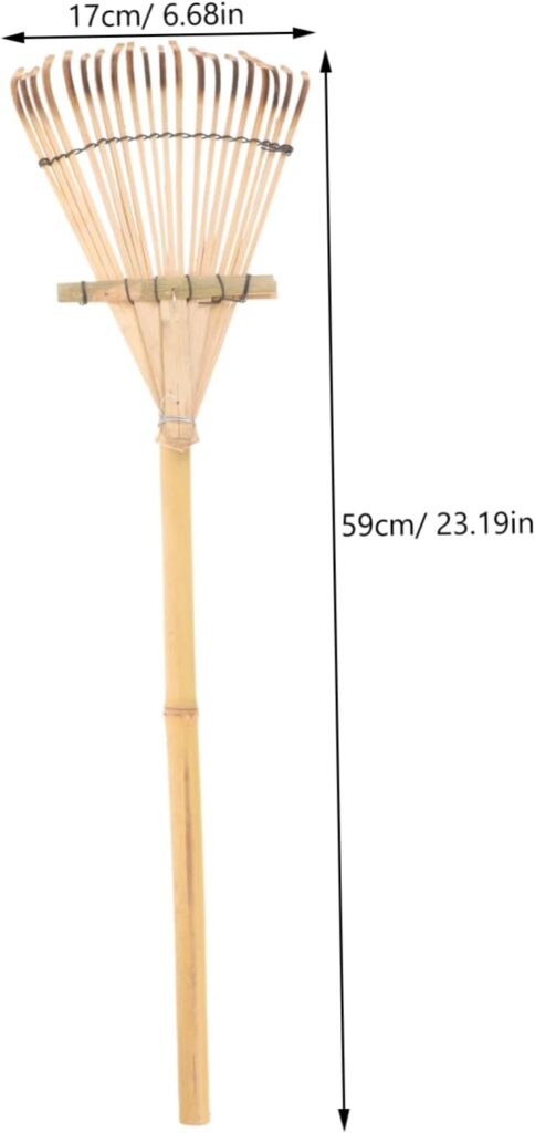 Yardwe Japanese Tools Hand Tools Planting Rake Yard Rake Small Rakes for Garden Beds Garden Rakes Garden Hand Rake Garden Cultivator Rakes for Gardening Wood Rake Mini Wooden Angie