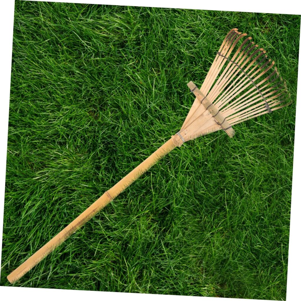 Yardwe Japanese Tools Hand Tools Planting Rake Yard Rake Small Rakes for Garden Beds Garden Rakes Garden Hand Rake Garden Cultivator Rakes for Gardening Wood Rake Mini Wooden Angie