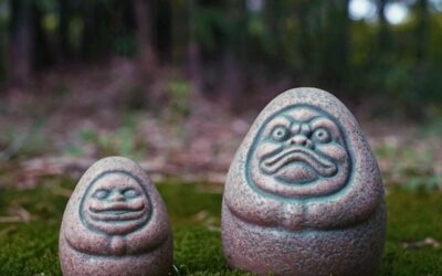 2 PCS Japanese Daruma Doll Review