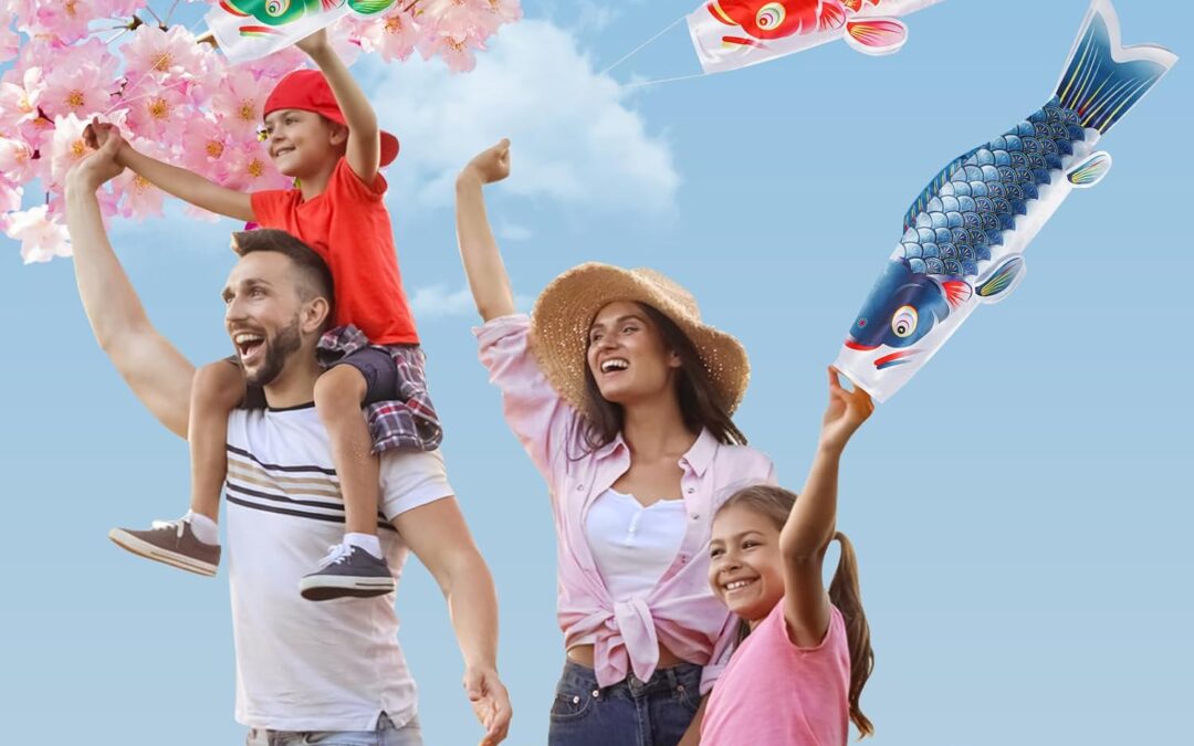 6pcs/Set Japanese Carp Flag Streamer Review