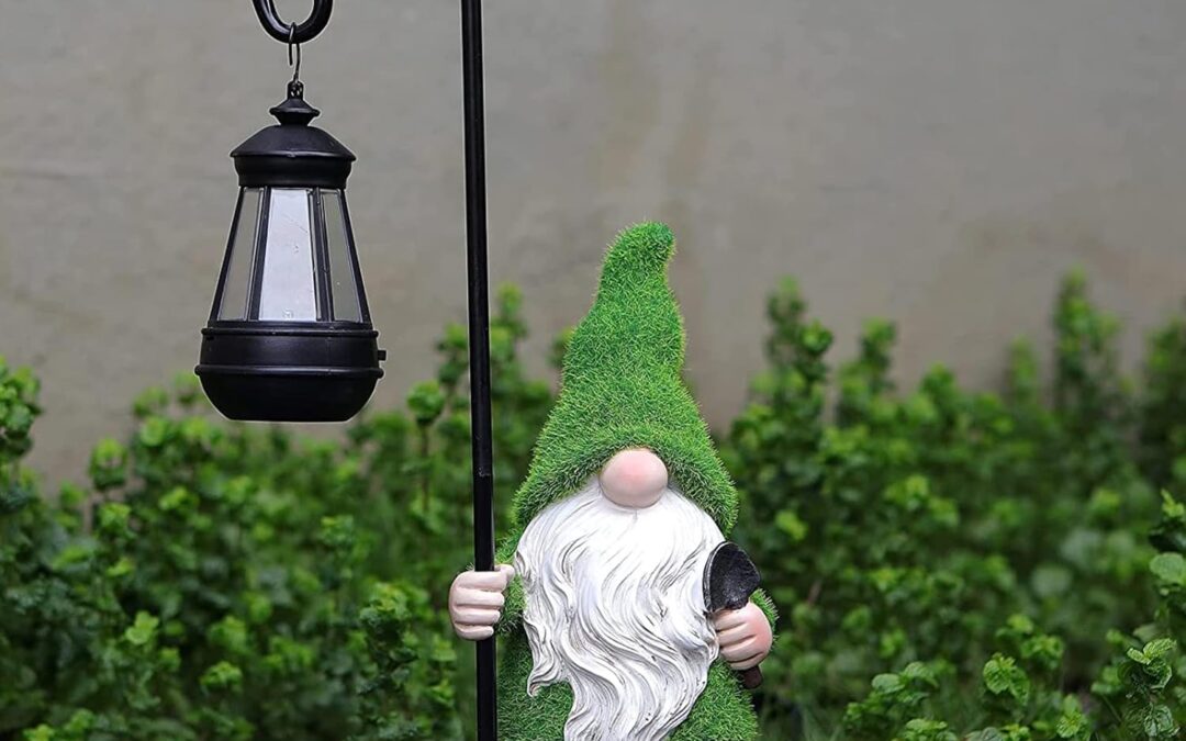 Flocked Garden Gnome Statue Review