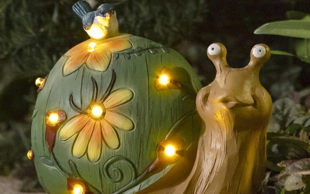 LA JOLIE MUSE Garden Statue Snail Figurine Review