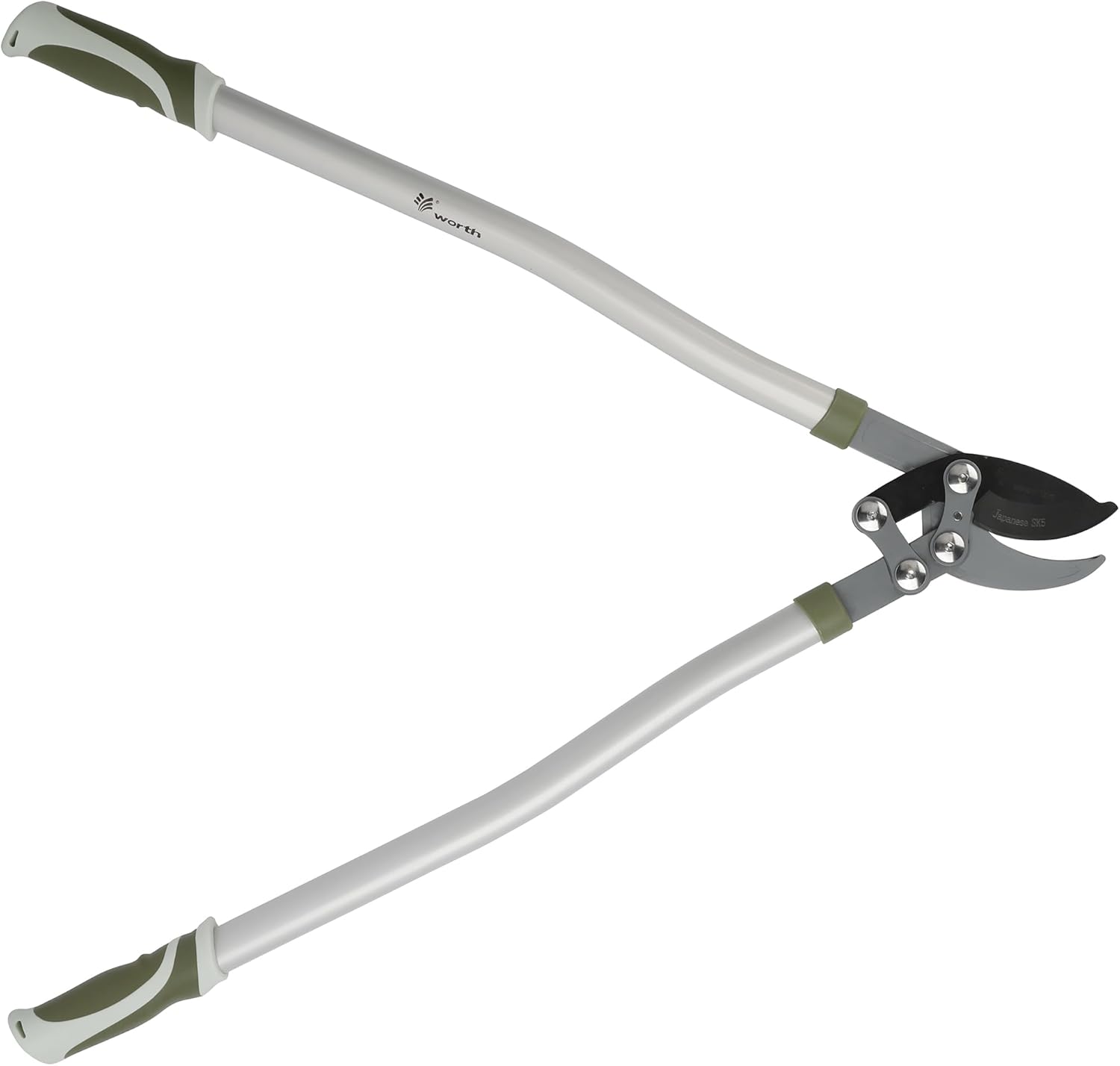 Worth Garden Heavy Duty 30 Bypass Lopper - Bypass Tree Trimmer - Japanese SK5 Steel Blade w/Non-stick Coating - Branch Cutter w/Ergonomic Non-Slip Handles - 1-5/8 Cut Capacity - S402A00