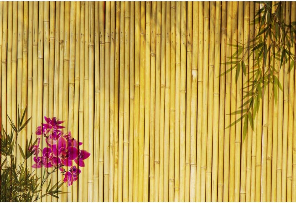 CSFOTO 8x6.5ft Chinese Style Backdrop Chinese Countryside Natural Landscape Theme Party Decorations Blooming Flowers Birthday Party Background Tearoom Decor Photo Backdrop Japanese Background