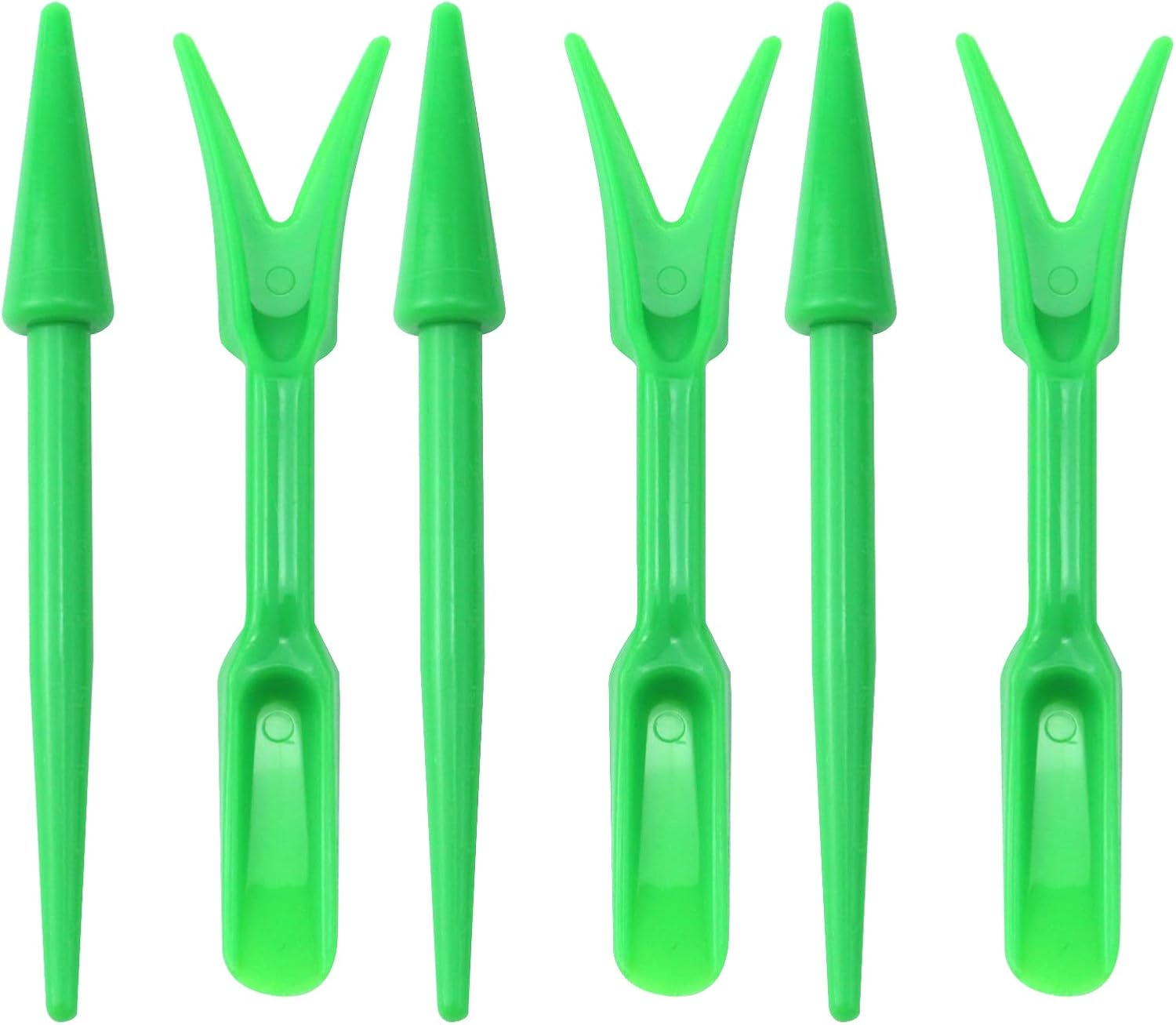 Antrader Mini Garden Hand Succulent Transplanting Tools for Indoor Gardening Plant Care, Set of 6, Green