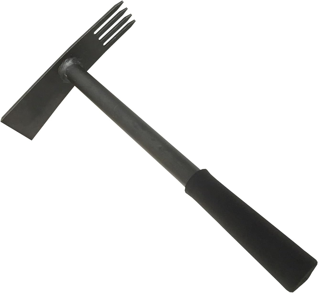 Tierra Garden DeWit Comby Hoe - 4 Tine Cultivator and Straight Edge, Head 7.7 L x 1.9 W Total: 13.6 L